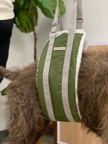 Dog Rear Lifting Sling - Plush Lifting Harness for Dog Rehab, Rear Leg Support and Spine Support